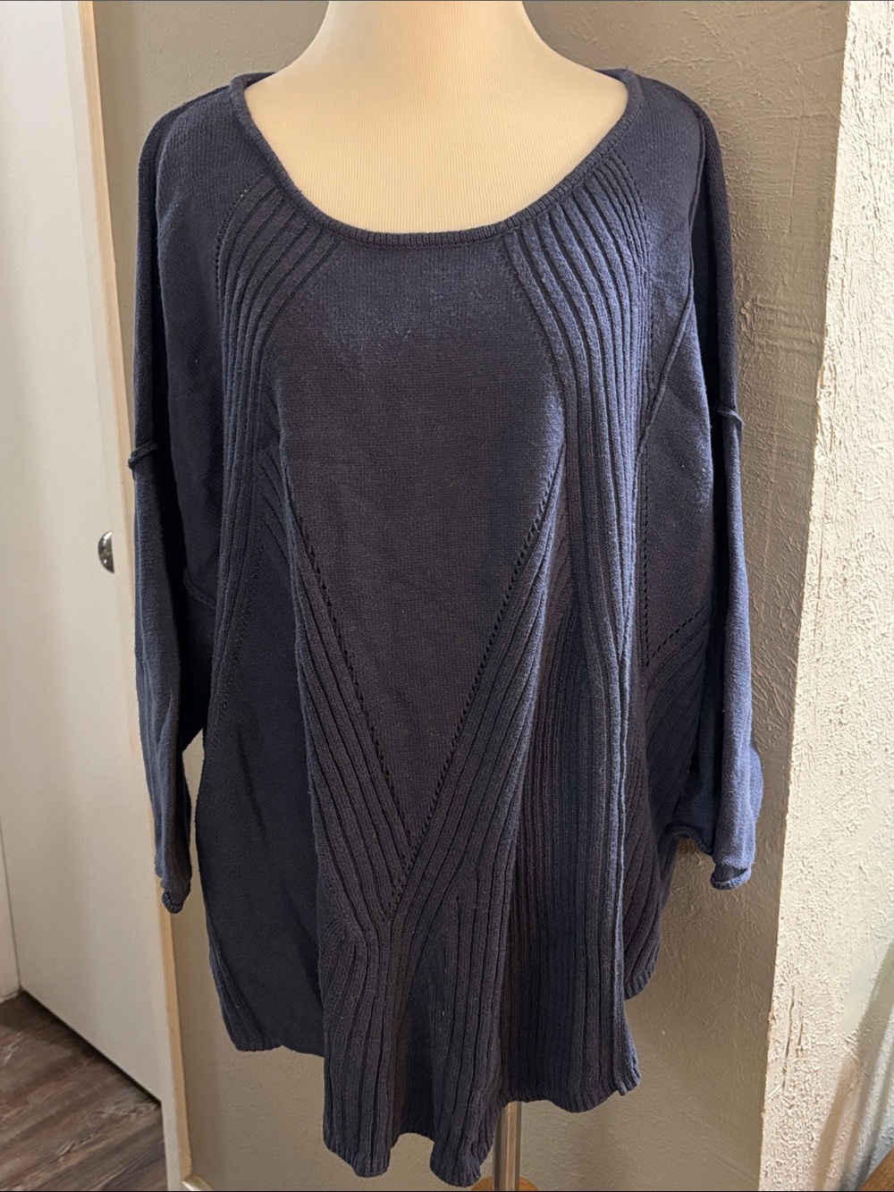 Westbound Blue Knit Sweater